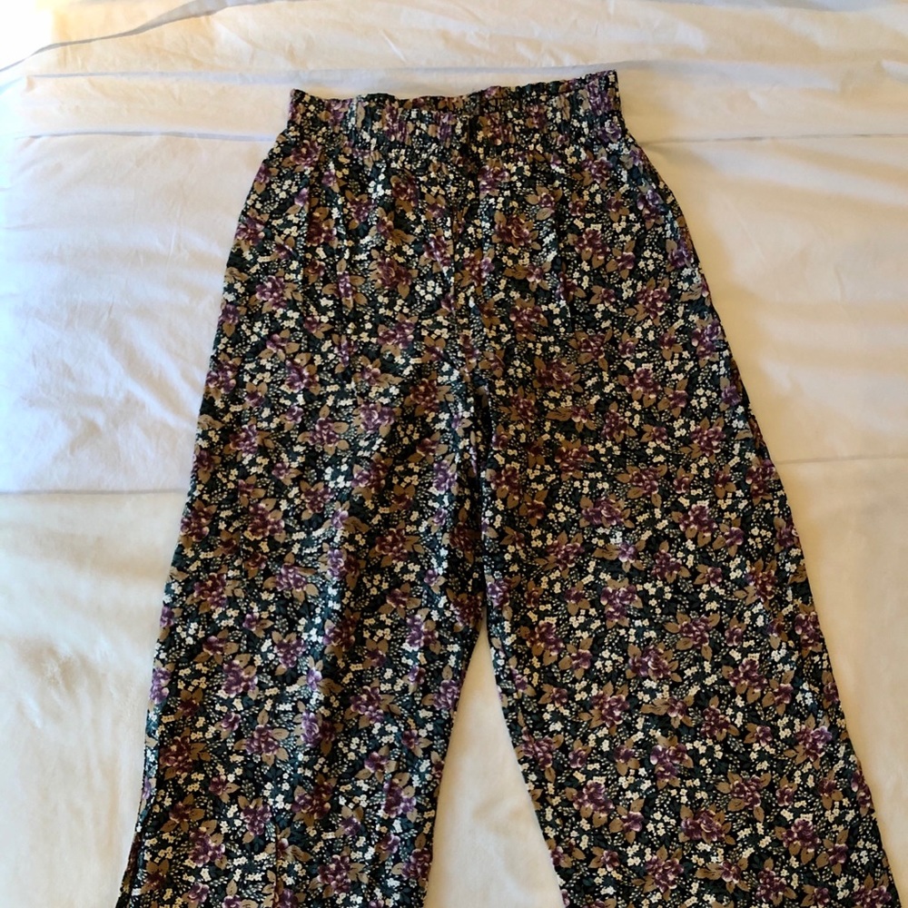 Vintage Floral Pants Fit Like Small Cute Pattern